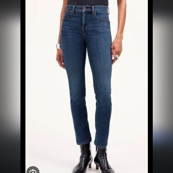 Madewell Denim - Madewell Mid Rise Stovepipe Jeans Size 25 Petite Like New Condition